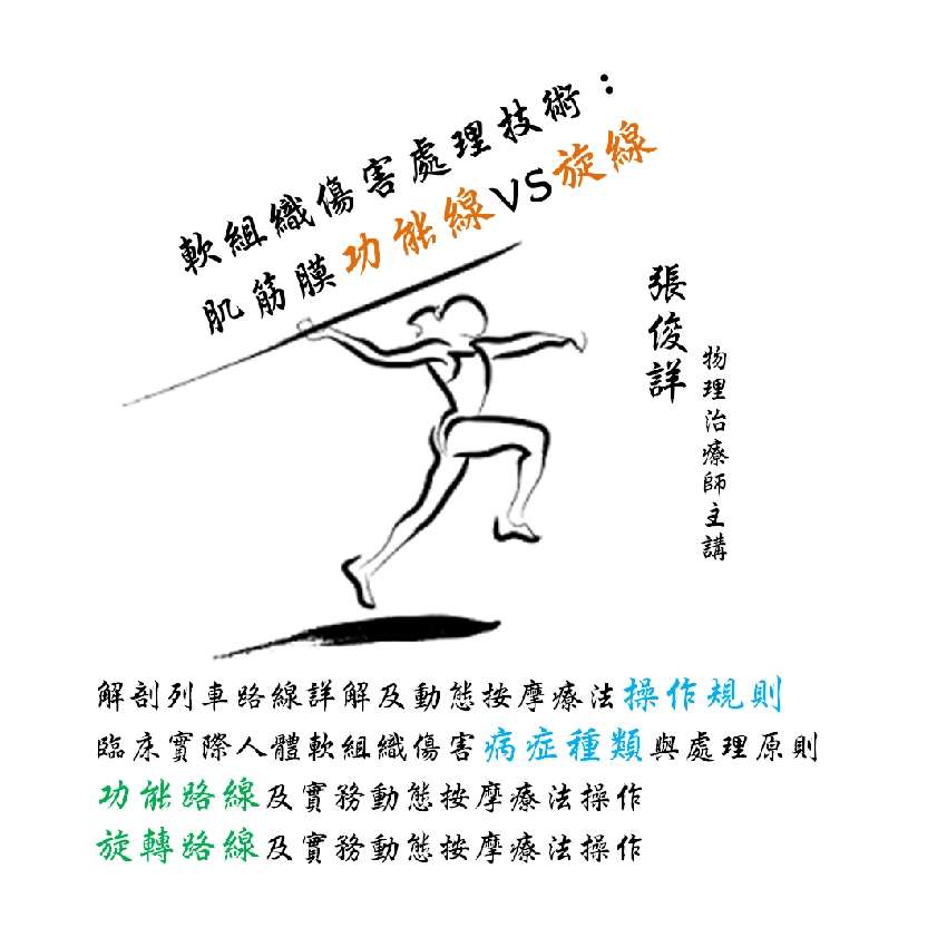 軟組織傷害處理技術-肌筋膜解剖列車動態按